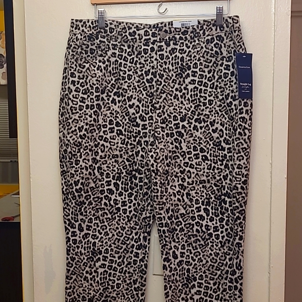 Charter Club Slimming Jeans Straight Leg Size 14